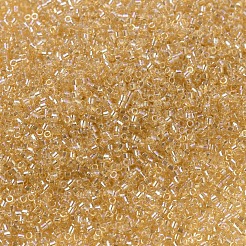 MIYUKIデリカビーズ  シリンダー  日本製シードビーズ  11/0  （db0100)透明ライトトパーズab  1.3x1.6mm  穴：0.8mm  約2000PCS /ボトル  10 G /ボトル&nbsp;SEED-JP0008-DB0100