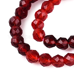 Chapelets de perles en verre transparente  &nbsp;GLAA-N074-01A-19