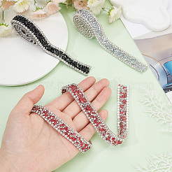 3 шт. 3-х цветная отделка стразами горячей фиксации DIY-PH0021-27