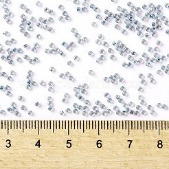 TOHOラウンドシードビーズ  日本製シードビーズ  （773)内側カラーabクリスタル/モンタナブルー裏地  15/0  1.5mm  穴：0.7mm  約3000個/10g&nbsp;X-SEED-TR15-0773