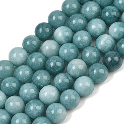 Naturali tinti giada bianca fili di perline&nbsp;GG-CBAEB22-B01-12mm-04