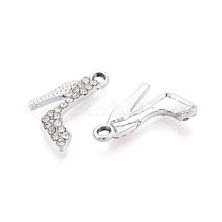 Подвески из сплава и страза PALLOY-T092-25P