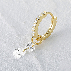 Элегантные винтажные серьги-кольца из стерлингового серебра s925 в форме капли YO6576-1