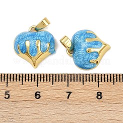 Латунь эмаль подвески&nbsp;KK-F908-03G-01