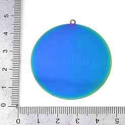 Подвески из нержавеющей стали 304 с травленым металлическим декором&nbsp;STAS-A192-07RC