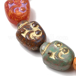 Perles en verre peintes&nbsp;GL-CBA8EF0-01