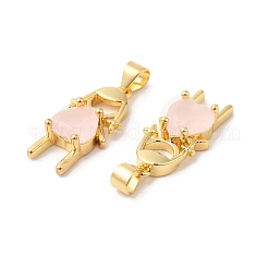 Латунные подвески ZIRC-L103-006G