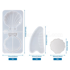 Наборы силиконовых форм для расчески и зеркал своими руками DIY-TA0008-44