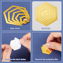 Акриловые наклейки на зеркала FIND-WH20019-45B