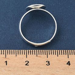 Регулируемая латунные сеттинги площадку кольцо&nbsp;KK-K414-10A-S