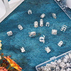 170 шт. 17 стиля железные манжеты для волос&nbsp;OHAR-TA0001-12S