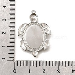 Cabochon pendenti in acciaio inossidabile 304&nbsp;STAS-C122-16B-P