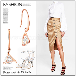 Латунь болтающийся серьги JE722B-1