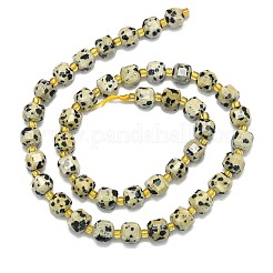 Природные яшмы далматин бисер нитей G-I376-D85-01