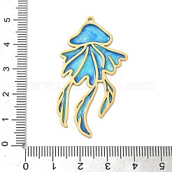 Эмалевые подвески из нержавеющей стали 304 на тему океана&nbsp;LS-STAS-G373-01A-01