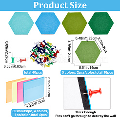 40 шт. железные булавки&nbsp;AJEW-CP0005-35