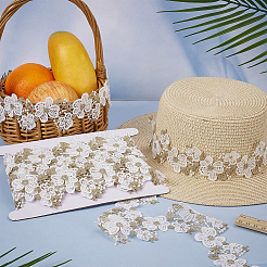 7.5 ярд ленты из полиэстера с кружевной отделкой&nbsp;OCOR-FG0003-06A