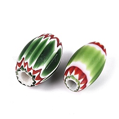 Perline a barilotto in vetro millefiori fatte a mano&nbsp;LS-LA-N002-32C