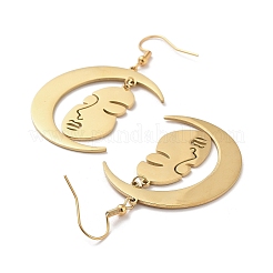 Серьги-подвески из нержавеющей стали 304 EJEW-P271-13G