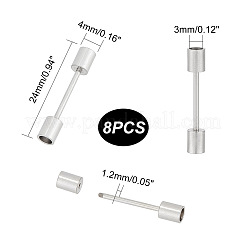 8 шт. винтовые застежки из нержавеющей стали 201 STAS-UN0048-20