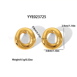 Простые серьги-гвоздики из нержавеющей стали 304&nbsp;RJ6246-2