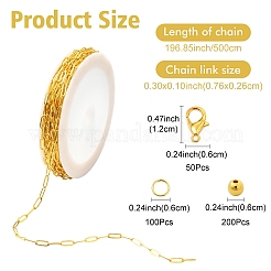 Наборы для самостоятельного изготовления цепочек-ожерельев&nbsp;DIY-YW0011-98