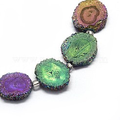 Натуральные друзы кварц хрустальные бусы пряди G-F582-A07