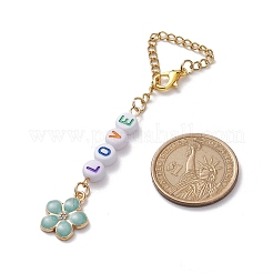 Люблю акриловые подвески на чашки HJEW-JM01837