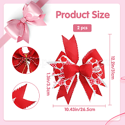 Большой бант из полиэстера FIND-WH0126-414E