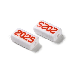 Непрозрачные акриловые бусины OACR-D301-03