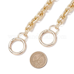 2 pz 2 stili catene decorative per borse in corda di alluminio testurizzata&nbsp;FIND-JF00161