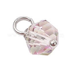 Открытые соединительные кольца из нержавеющей стали 304 и подвески из стеклянных бусин&nbsp;PALLOY-JF03599-02