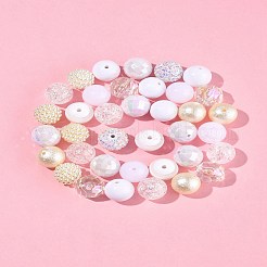 40шт 9 стиля акриловые бусины OACR-FS0004-12