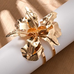 Браслеты-манжеты из сплава и железа для женщин&nbsp;BJEW-F501-01C-KCG