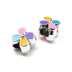 Ccb пластиковые европейские бусины CCB-P015-04G-02