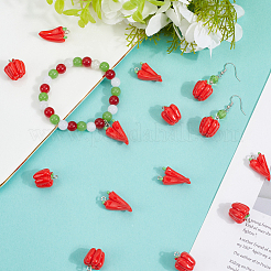 40 шт. 2 стиля подвески из смолы и железа&nbsp;RESI-SC0006-18