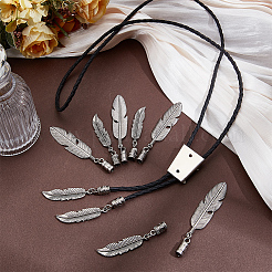 16 pièce d'emembouts de cordon en alliage de 2 styles&nbsp;FIND-GF0009-76
