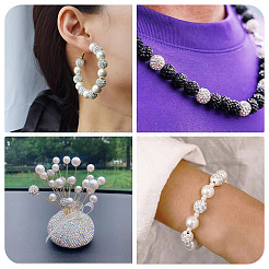 120 шт. 6 вида страз в форме диско-шара&nbsp;RB-TA0001-14