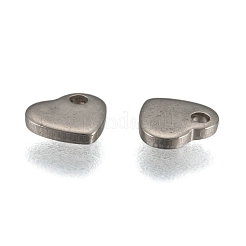 Подвески в форме сердца из нержавеющей стали 304&nbsp;X-STAS-Q073