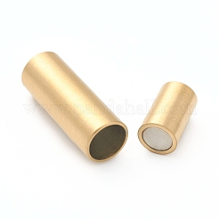 Fermoirs magnétiques en acier inoxydable 304 avec emembouts collées et revêtement ionique (IP)&nbsp;STAS-B017-01B-G