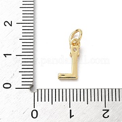 Ciondoli in ottone con pavé di zirconi chiari&nbsp;KK-A273-01G-L