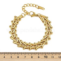 Браслеты-цепочки из нержавеющей стали 304 для женщин&nbsp;LS-BJEW-C113-01G