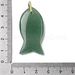Естественный зеленый авантюрин подвески&nbsp;KK-D021-05C-G