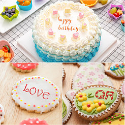 Fondant-Kuchenschablonen-Kits&nbsp;DIY-CA0006-83