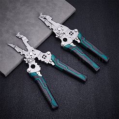 2 шт. 2j420 многофункциональные плоскогубцы из нержавеющей стали для зачистки проводов и резки кабеля&nbsp;PT-UN0001-01