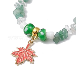 Браслеты из бисера ручной работы в технике лэмпворк для женщин BJEW-JB11335