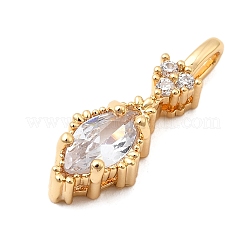 Латунные микро проложить кубического циркония подвески&nbsp;KK-F916-18G-02
