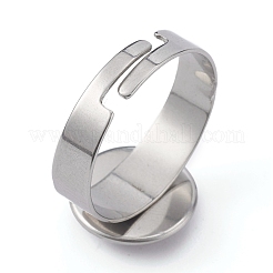 Регулируемые кольца ручной работы из стекла миллефиори RJEW-JR00322