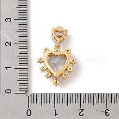 Латунь стекло амулеты&nbsp;KK-P340-02G-03