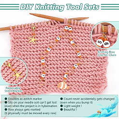 Акриловые бисерные цепочки для вязания рядов HJEW-NB00133